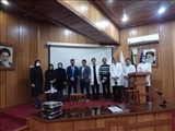 جلسه دفاع از پایاننامه دستیار تخصصی گروه ارتودنسی آقای دکتر برهم احمد عبدالکریم 